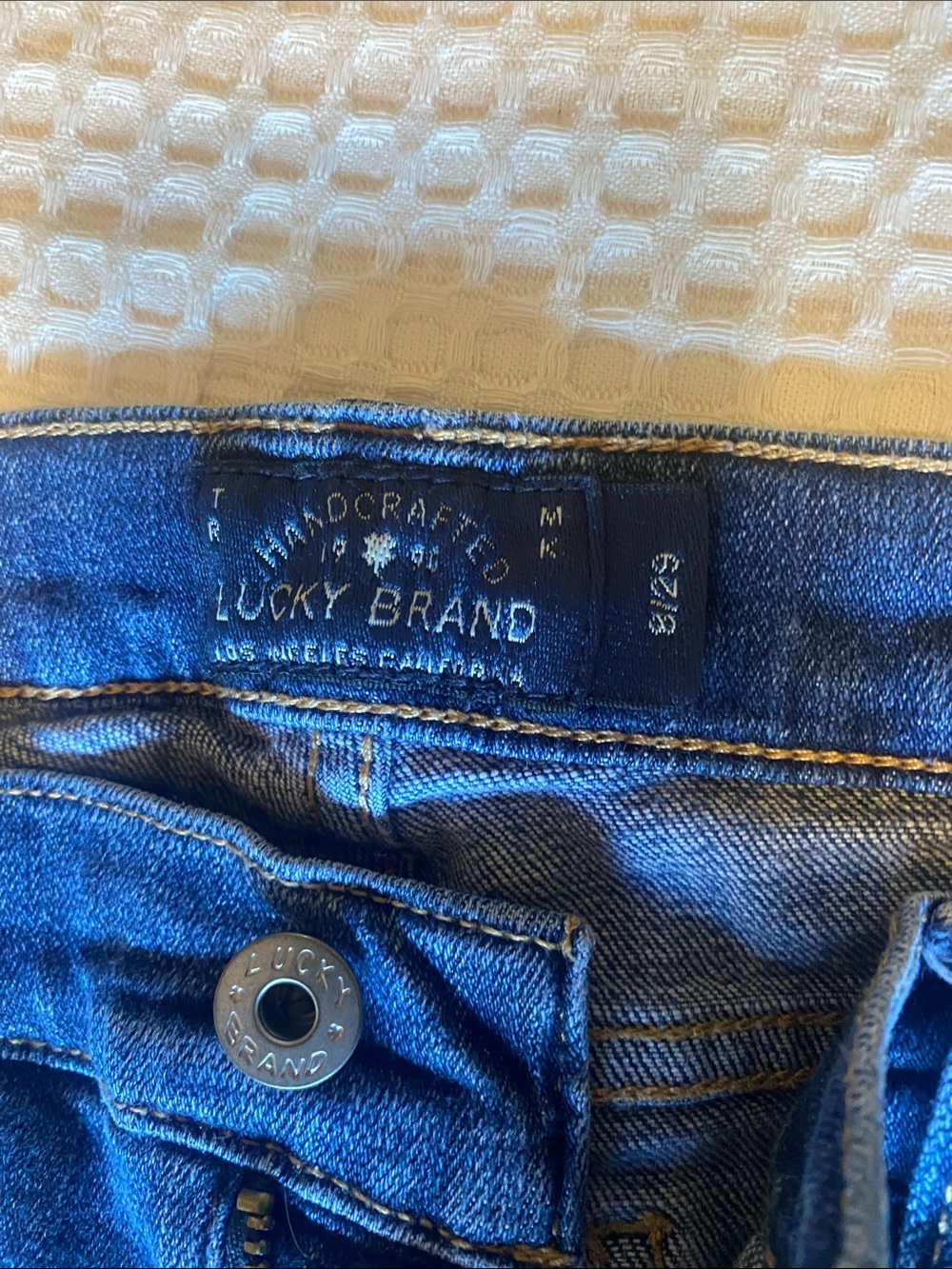 Lucky Brand Women's Dark Blue Skinny Jeans